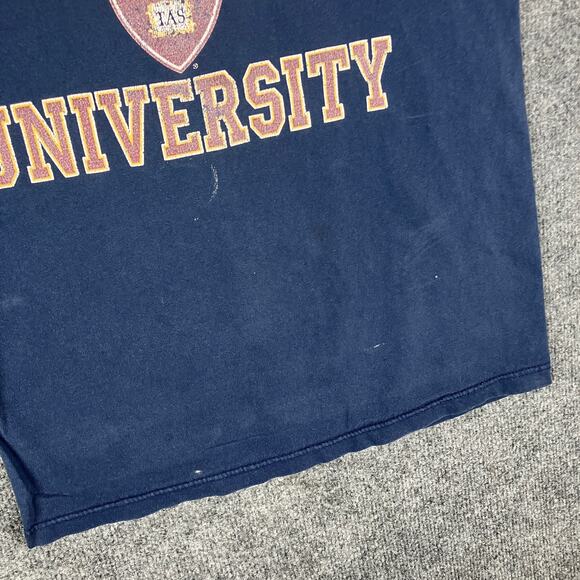 Harvard University T-Shirt Mens Size S Navy Blue Collegiate Logo Graphic - Picture 3 of 8